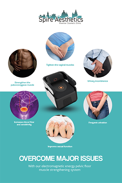 Image of EMS chair to treat Urine leakage Billericay from Spire Aesthetics