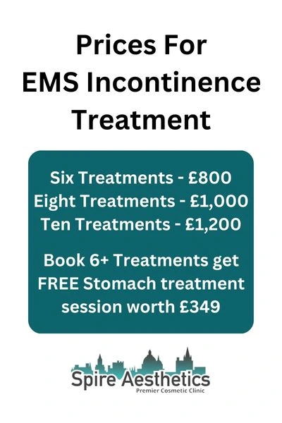 EMS Incontinence Treatment Prices Billericay