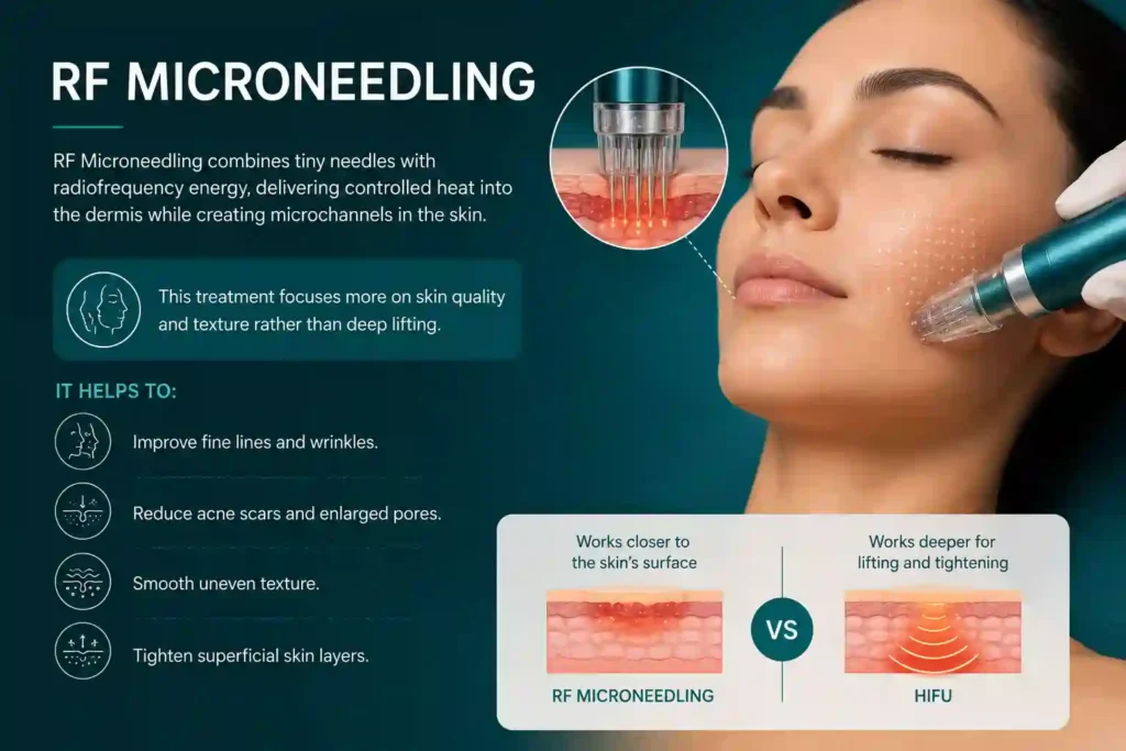 What Does RF Microneedling Do That HIFU Alone Cannot Billericay