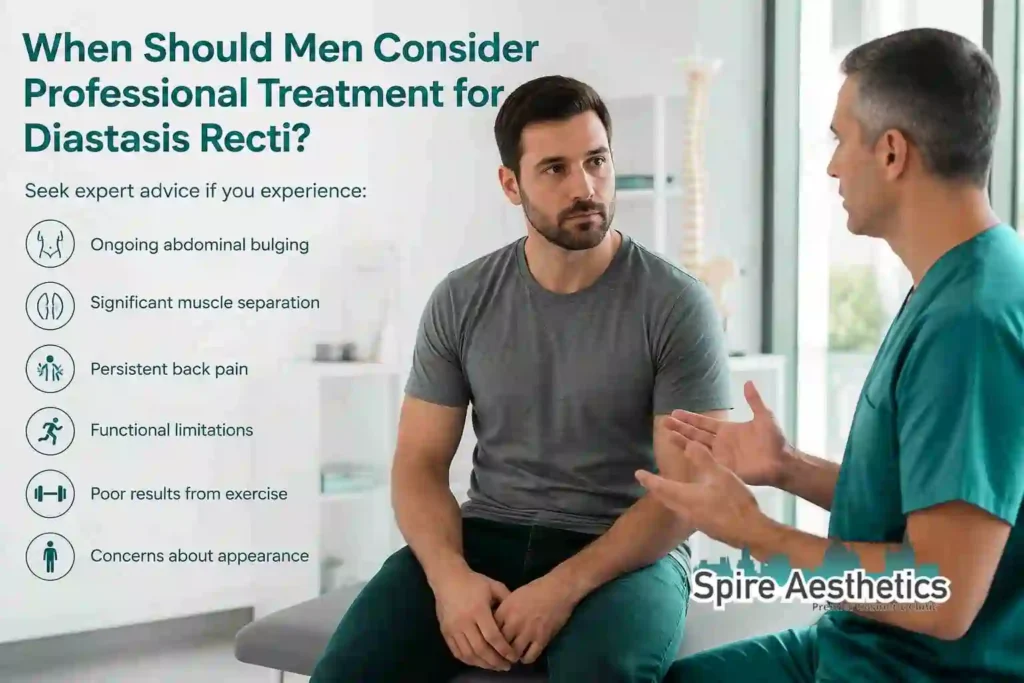When Should Men Consider Professional Treatment for Diastasis Recti Billericay?